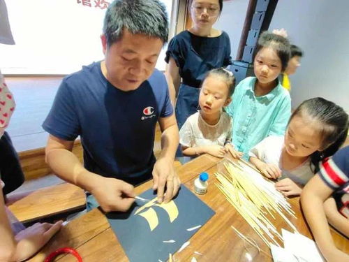 非遺進社區之麥秸畫制作