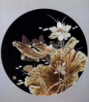 蘆俊俠的麥秸畫(huà)